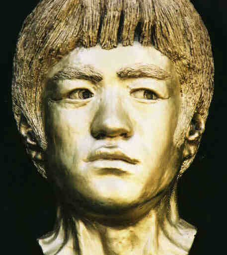 Bruce Lee Bust Enter the Dragon sculptured Life Mask