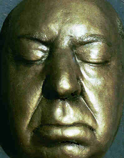 ALFRED HITCHCOCK LIFE MASK