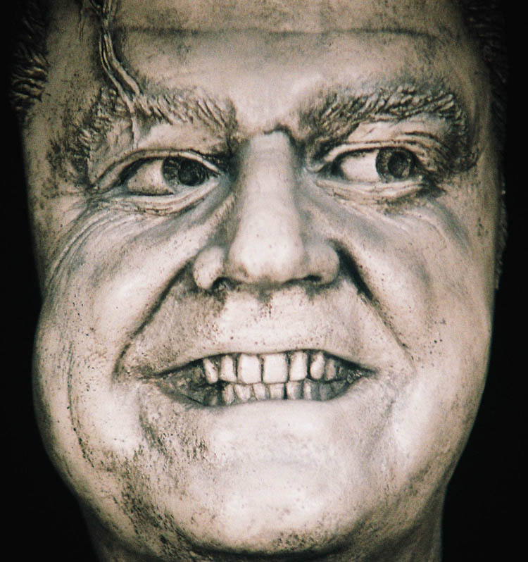 JACK NICHOLSON Life Mask Heres Johnny B&W